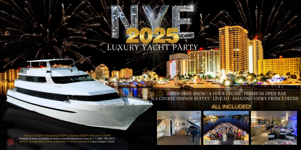 New year eve party boat