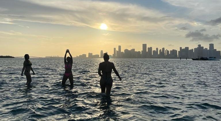 Miami’s skyline, luxury waterfront homes