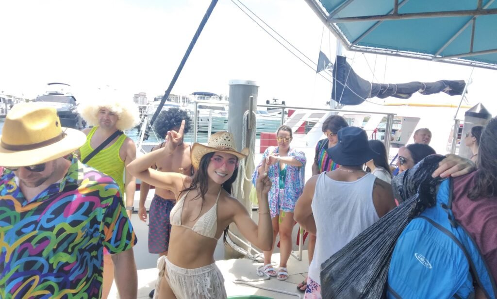 private sunset sail boat